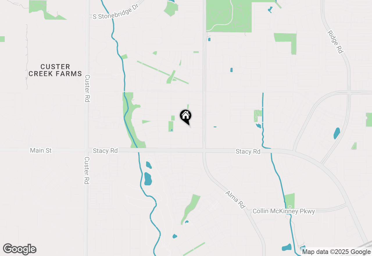 Map of 7925 Heritage Palms Trail, Mckinney, TX 75070