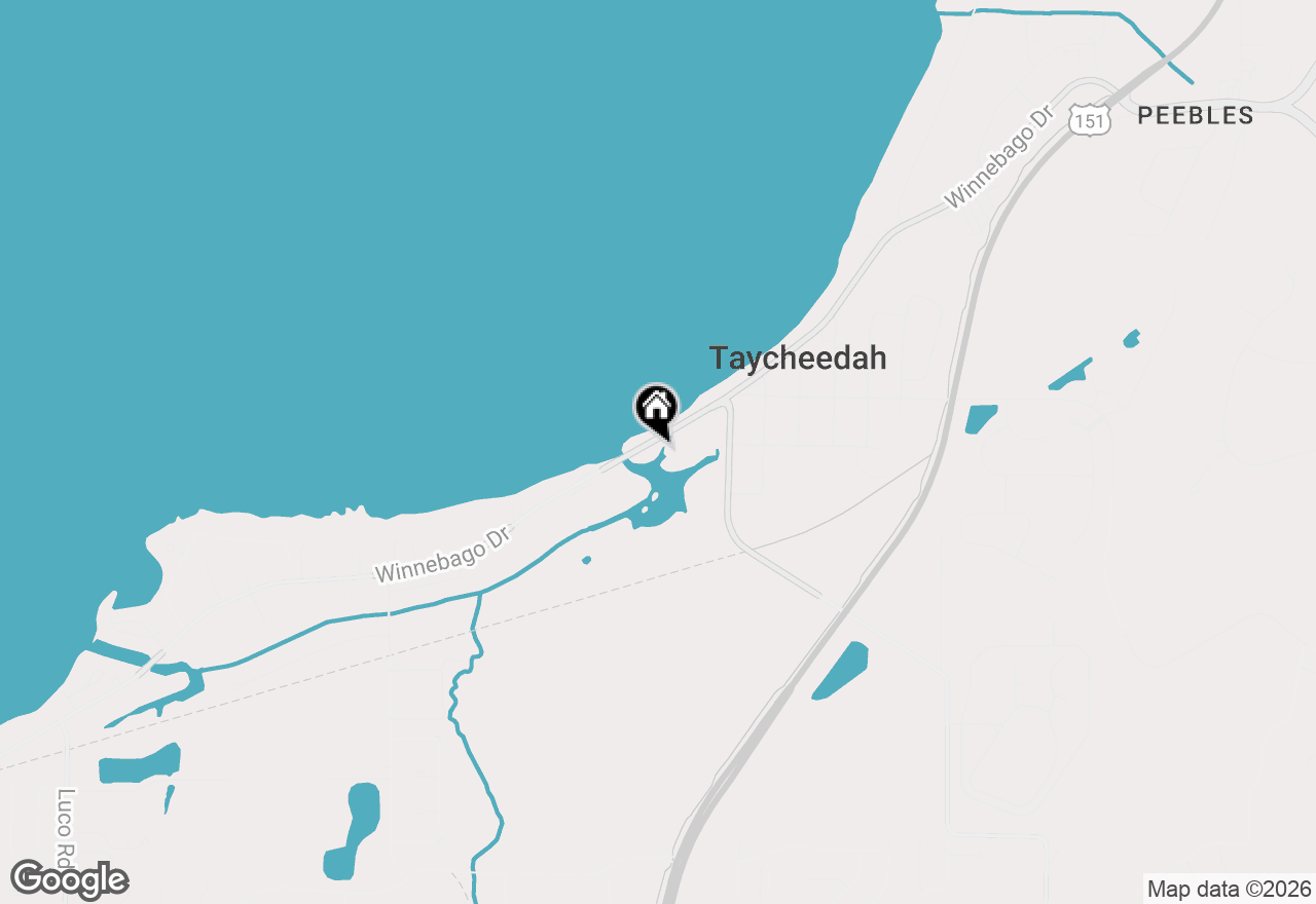 Map of N7315 Winnebago Dr, Taycheedah, WI 54935