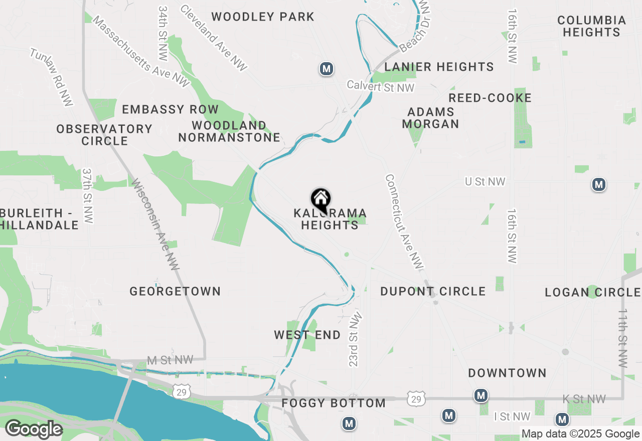 Map of 1806 24th Street Nw, Washington, DC 20008