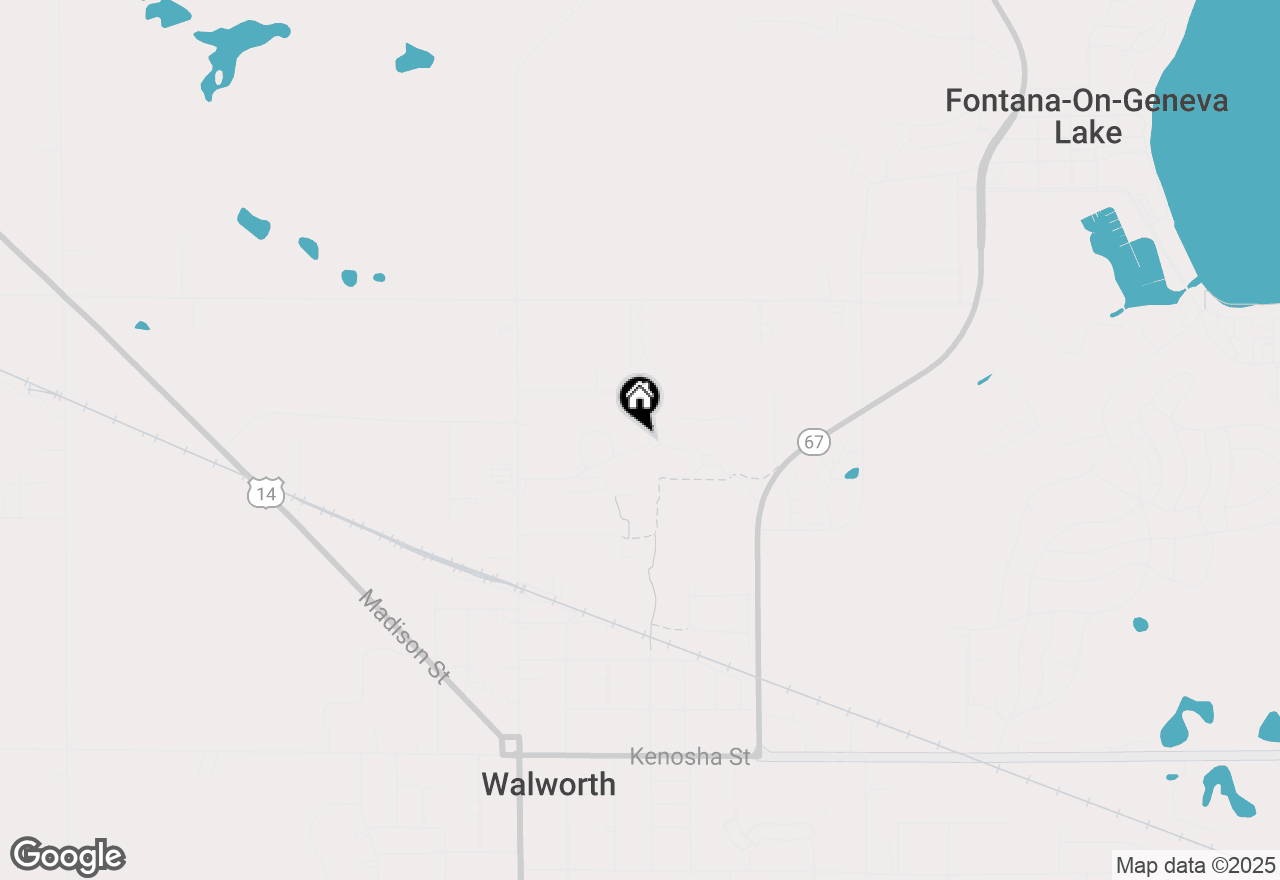 Map of 833 Red Hawk Dr, Walworth, WI 53184