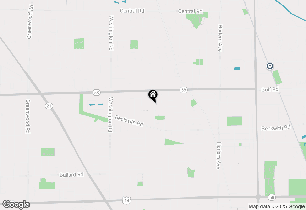 Map of 9446 Overhill Avenue, Morton Grove, IL 60053