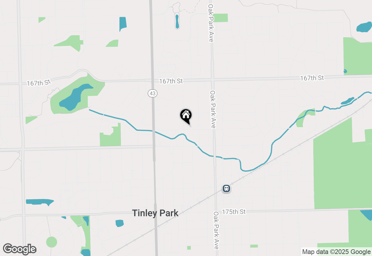 Map of 16957 Sayre Avenue, Tinley Park, IL 60477