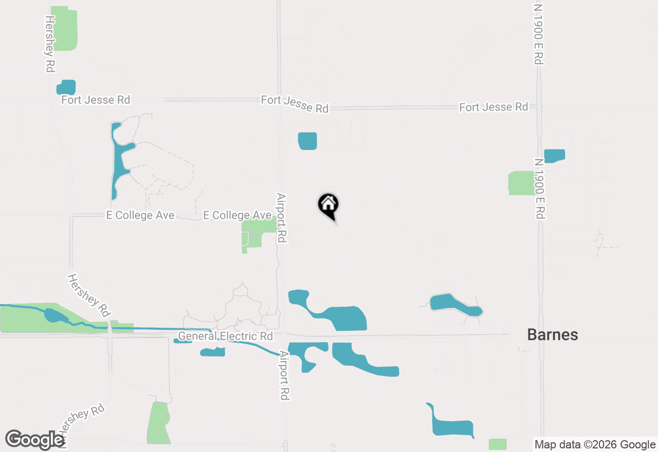 Map of (Address confidential), Bloomington, Illinois 61704