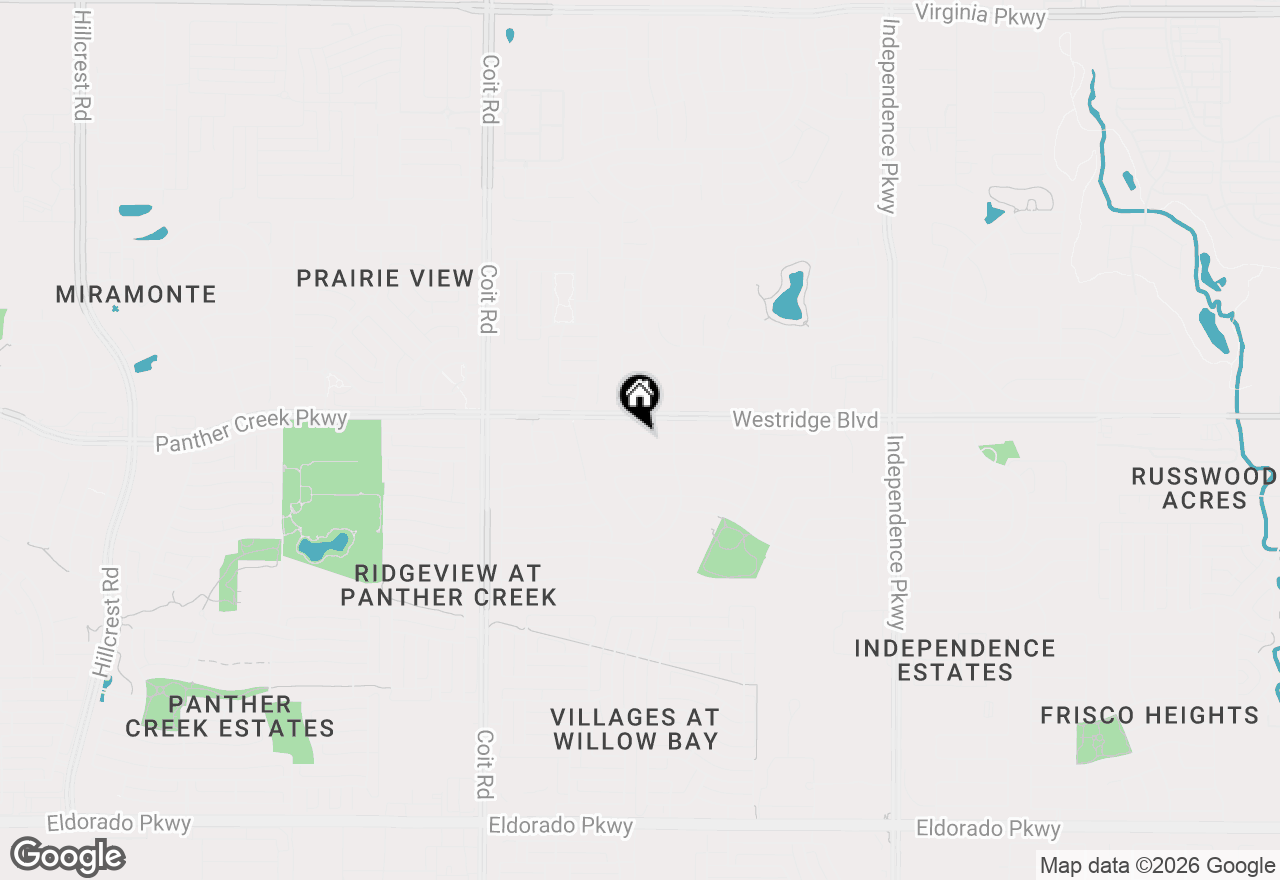 Map of 10537 Matador Drive, Mckinney, TX 75072