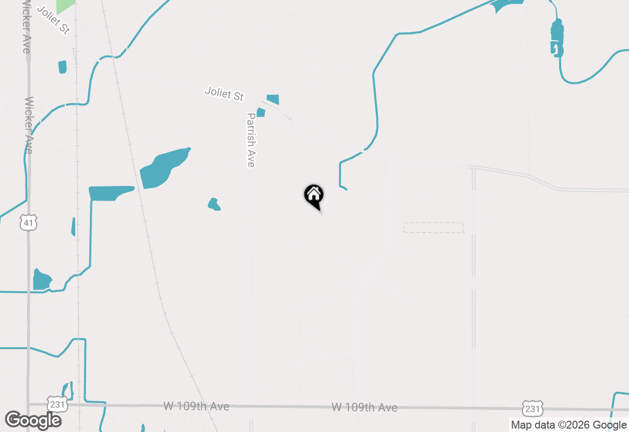 Map of 10173 Red Oak Drive, St. John, IN 46373