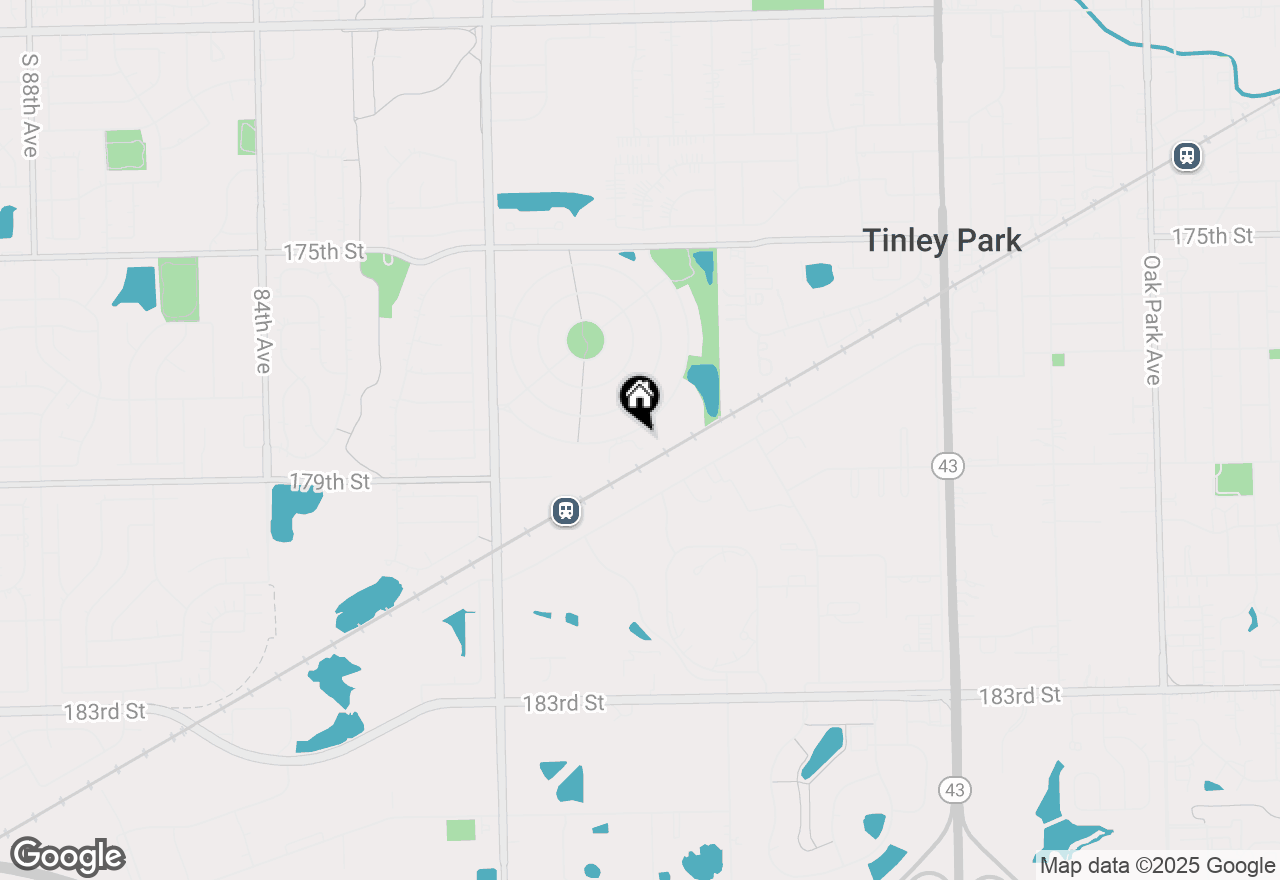 Map of 7783 Bristol Park Drive #1-SW, Tinley Park, IL 60477