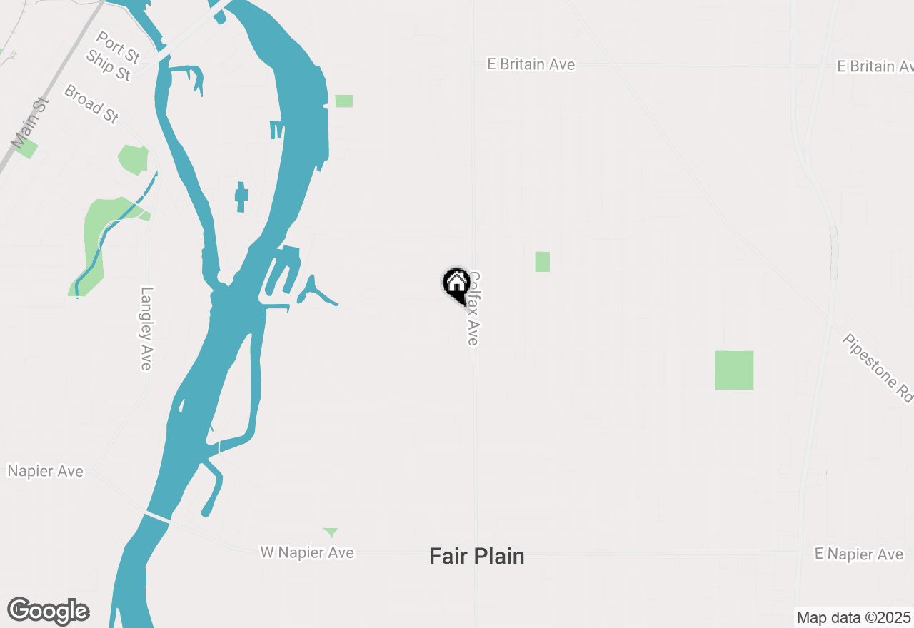 Map of 146 W May Street, Benton Harbor, MI 49022