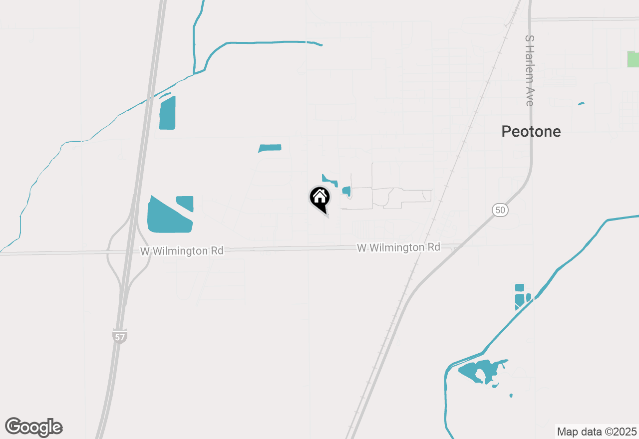 Map of 510 Manor Drive, Peotone, IL 60468