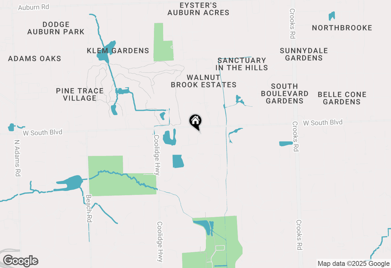 Map of 6893 Mountain Drive, Troy, MI 48098