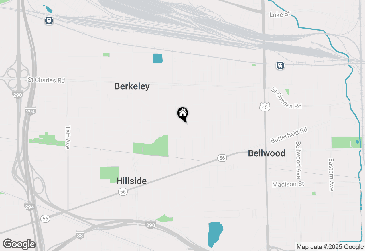 Map of 408 51st Avenue, Bellwood, IL 60104