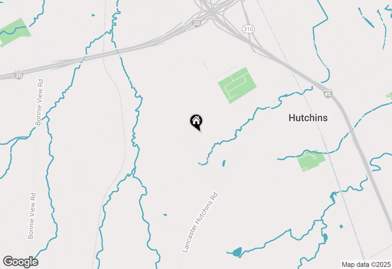 Map of 340 Live Oak Lane, Hutchins, TX 75141