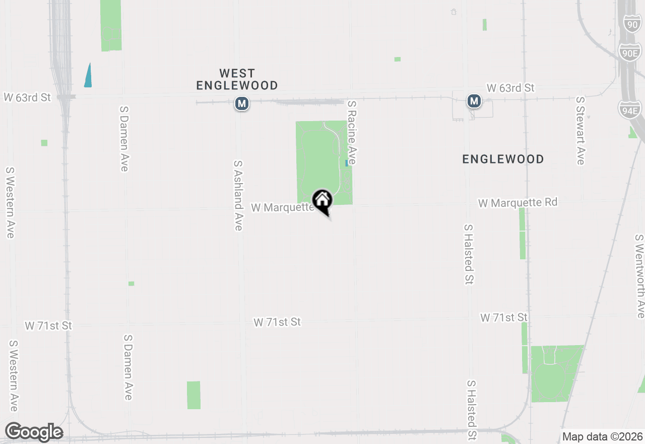 Map of 6730 S Throop Street, Chicago, IL 60636