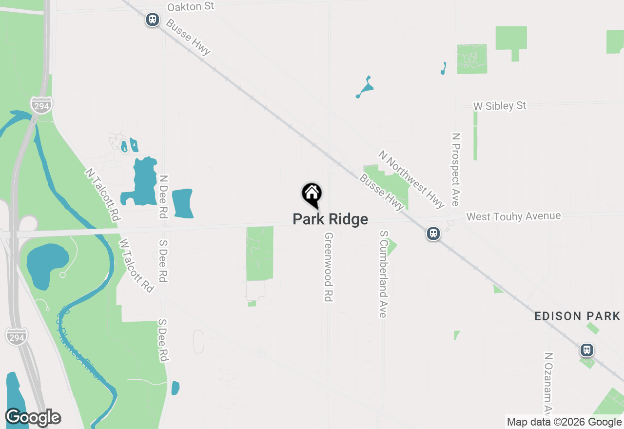 Map of 10 N Delphia Avenue, Park Ridge, IL 60068