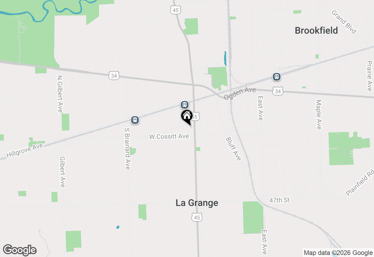 Map of 17 S Madison Avenue, La Grange, IL 60525