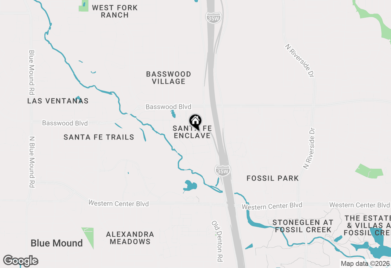 Map of 7140 Old Santa Fe Trail, Fort Worth, TX 76131