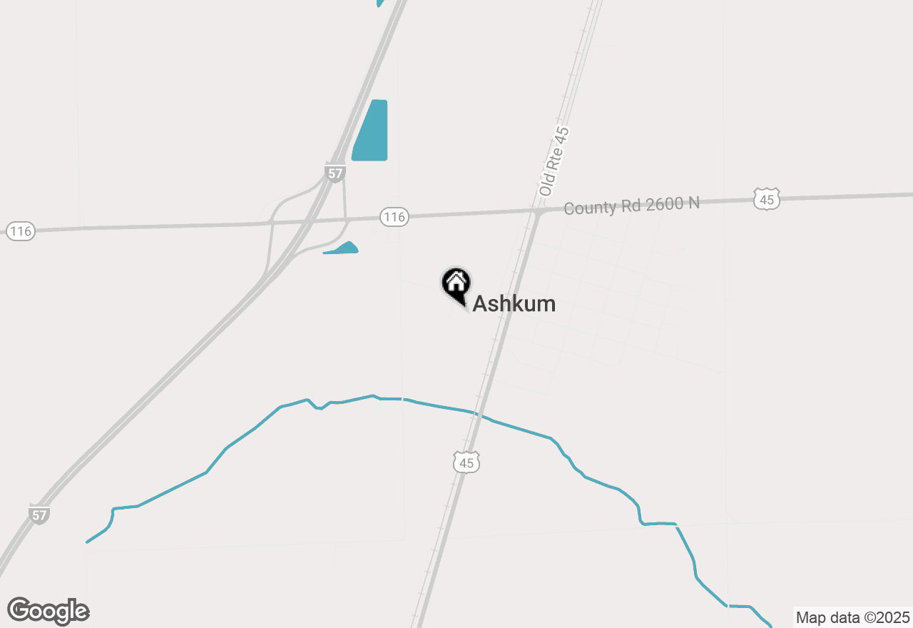 Map of (Address confidential), Ashkum, Illinois 60911