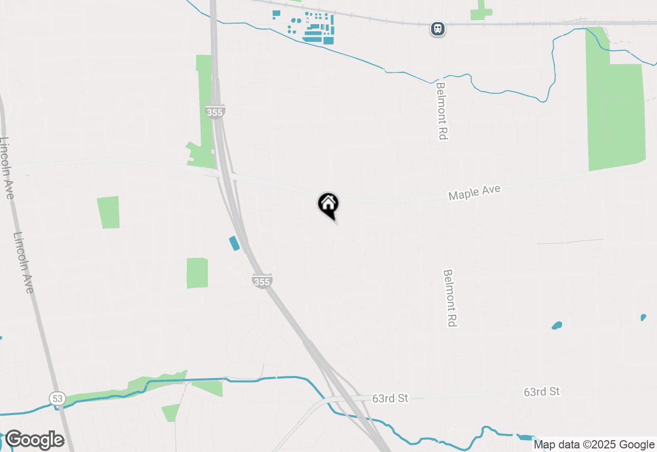 Map of 5624 Lomond Avenue, Downers Grove, IL 60516