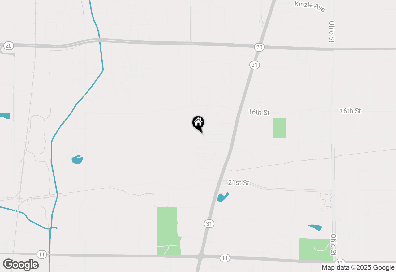 Map of 1822 Grandview Ave, Mount Pleasant, WI 53406