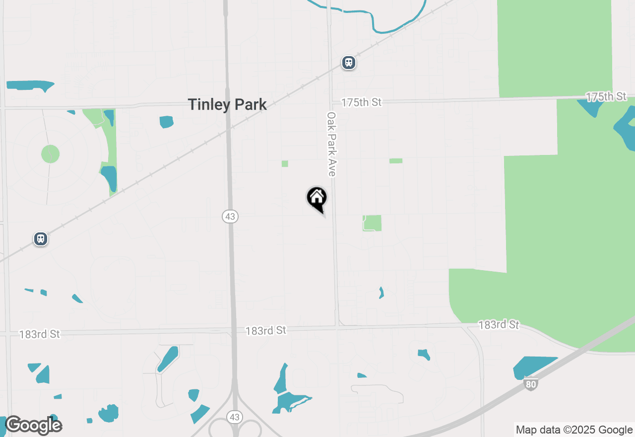 Map of 6839 179th Street, Tinley Park, IL 60477