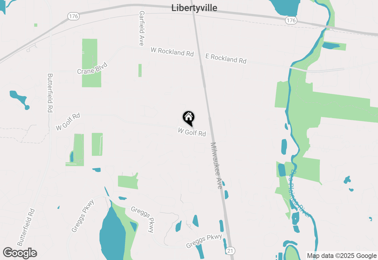 Map of 120 W Golf Road #B, Libertyville, IL 60048