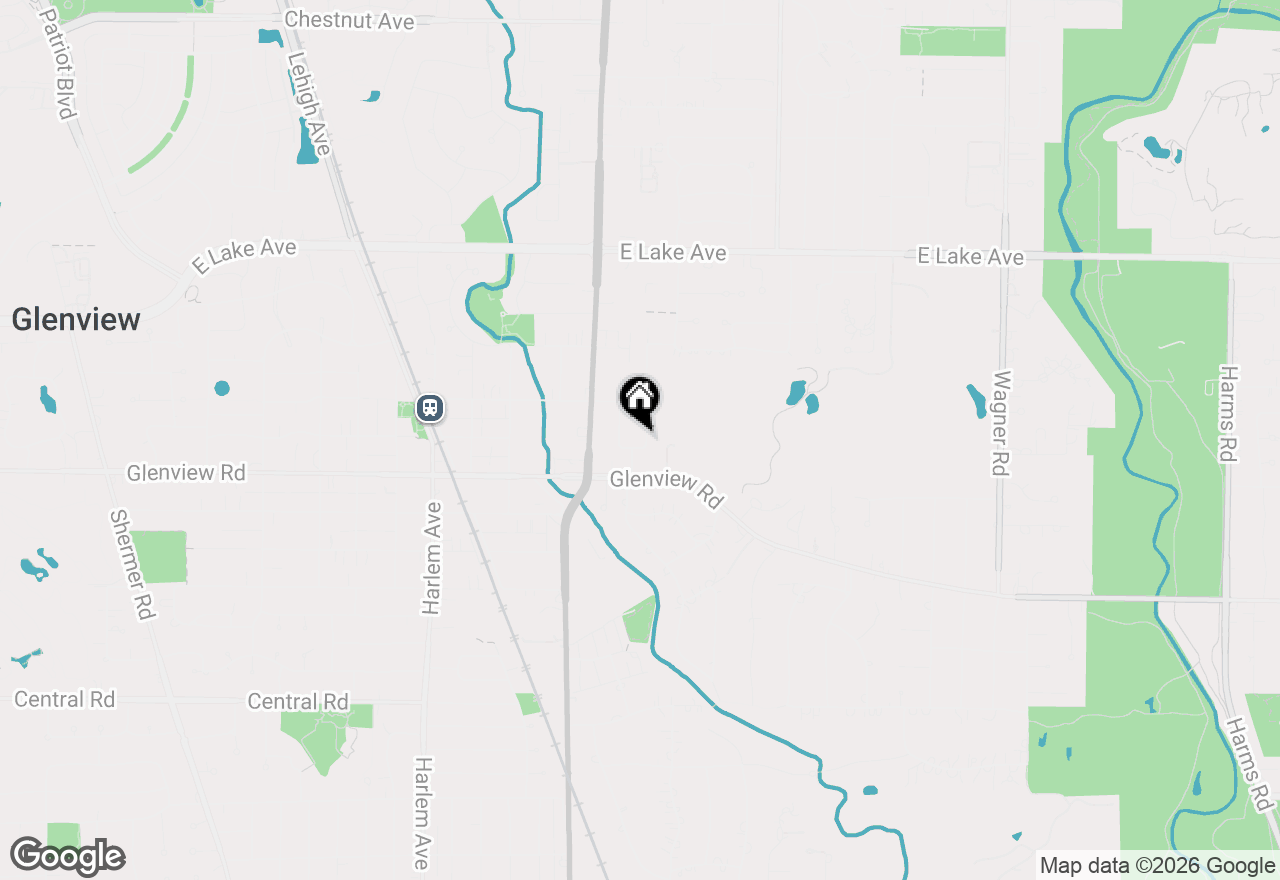 Map of 1100 Raleigh Road, Glenview, IL 60025
