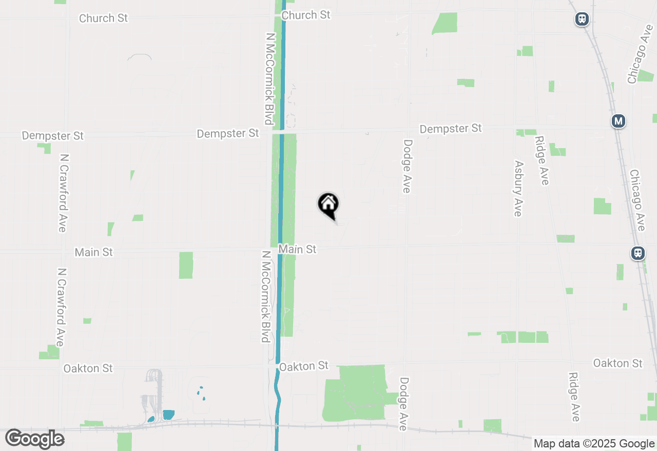 Map of 930 Pitner Avenue #3, Evanston, IL 60202