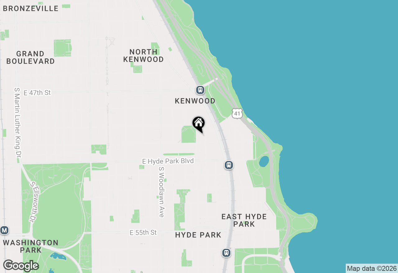 Map of 4939 S Dorchester Avenue #5F, Chicago, IL 60615