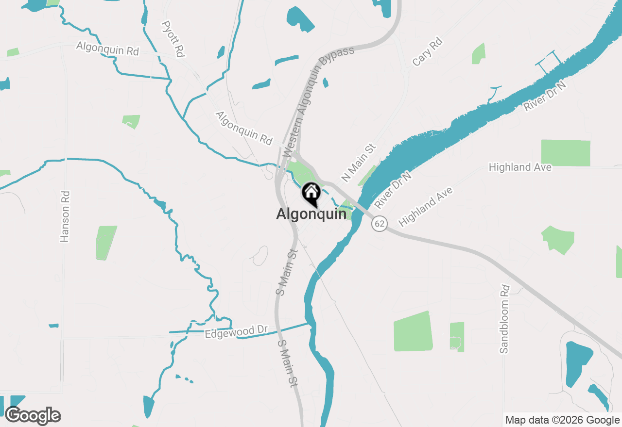 Map of 108 La Fox Drive, Algonquin, IL 60102