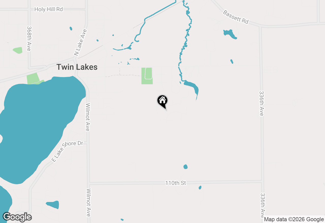 Map of 715 Torrey Pines Dr, Twin Lakes, WI 53181