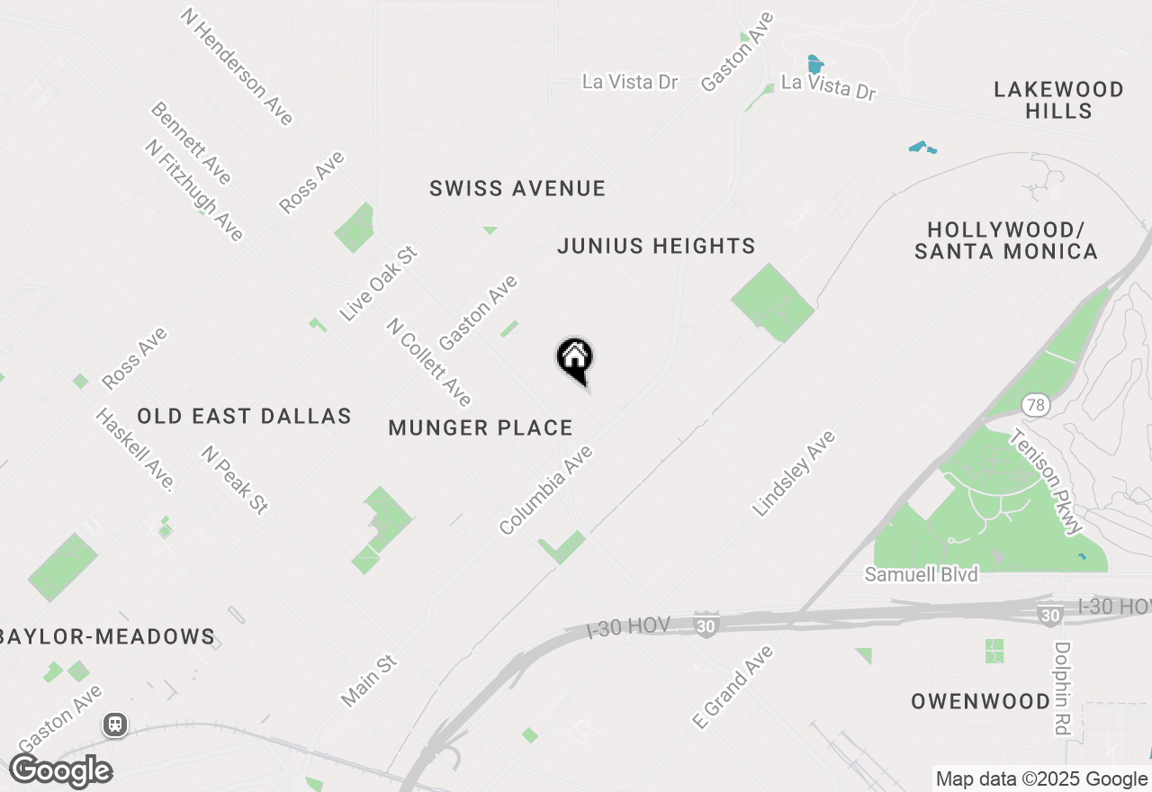 Map of 5313 Reiger Avenue #102, Dallas, TX 75214