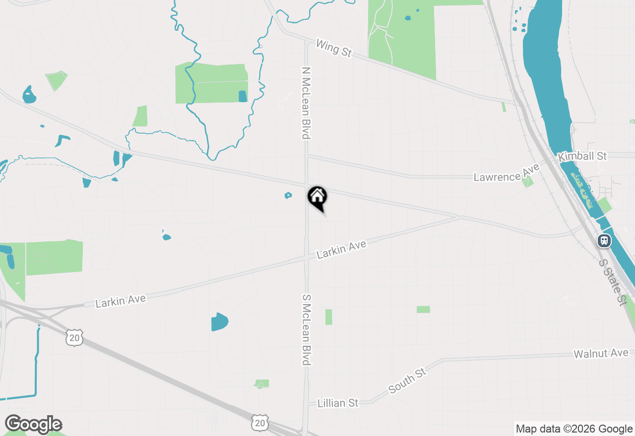 Map of 1300 Wolff Avenue, Elgin, IL 60123