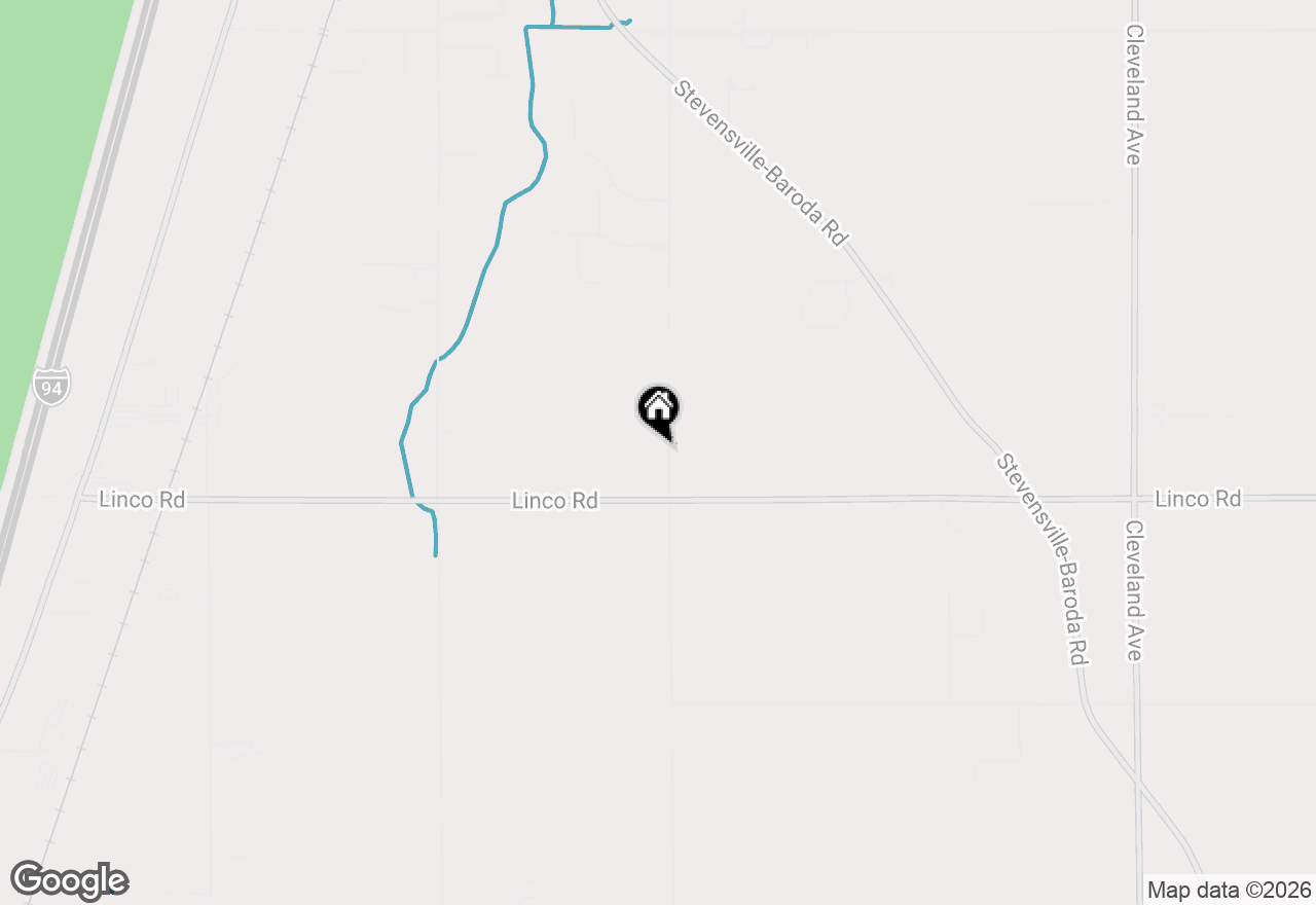 Map of 7230 Holden Road, Stevensville, MI 49127