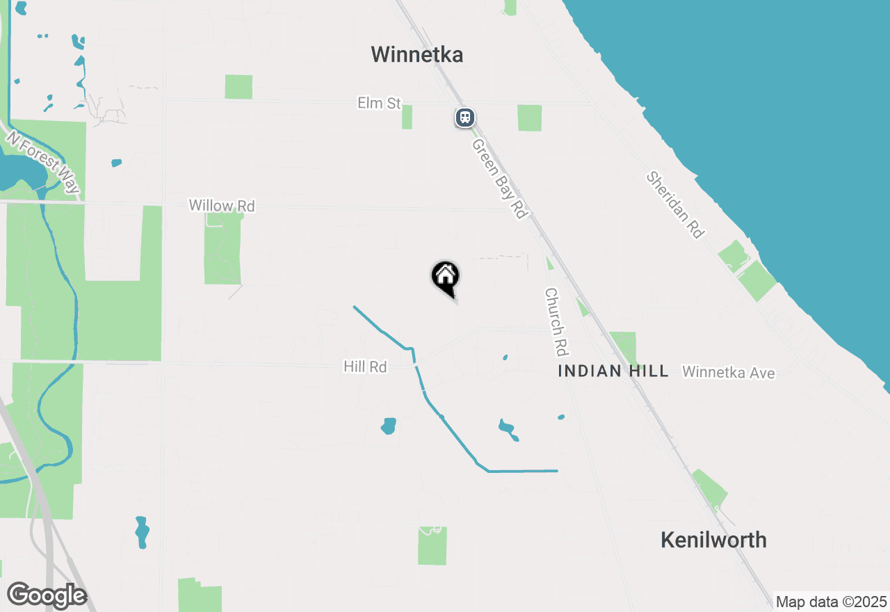 Map of 200 Linden Street, Winnetka, IL 60093