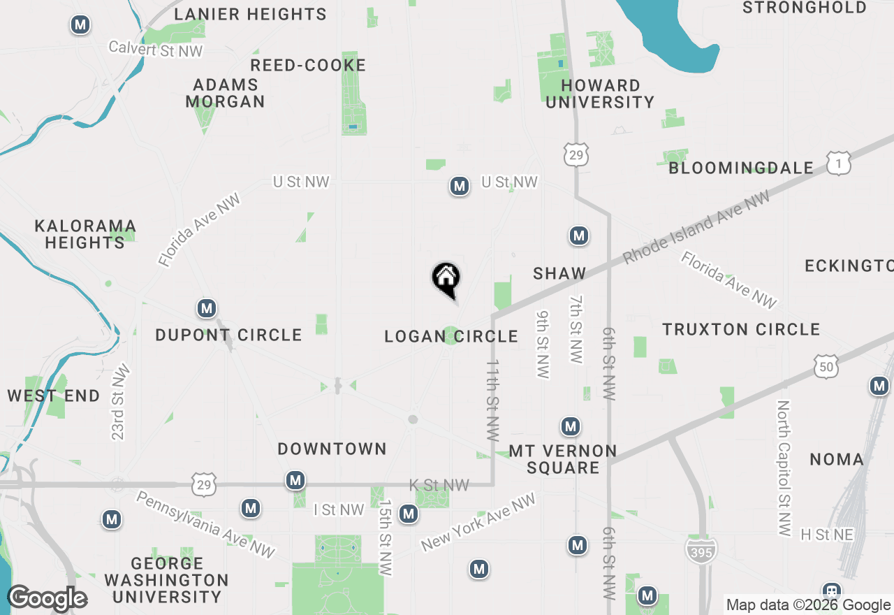 Map of 1300 Q Street Nw #1, Washington, DC 20009