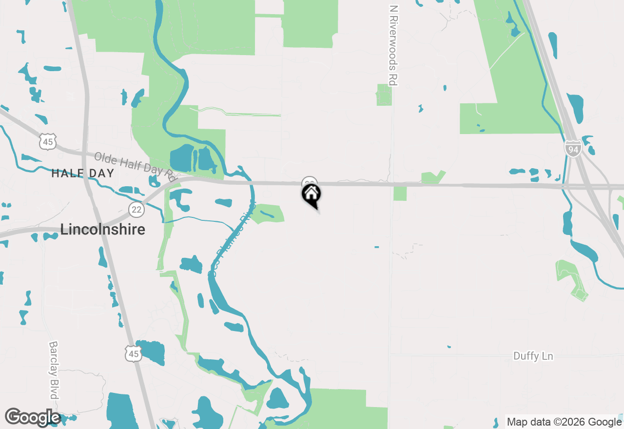 Map of 22 Essex Lane, Lincolnshire, IL 60069