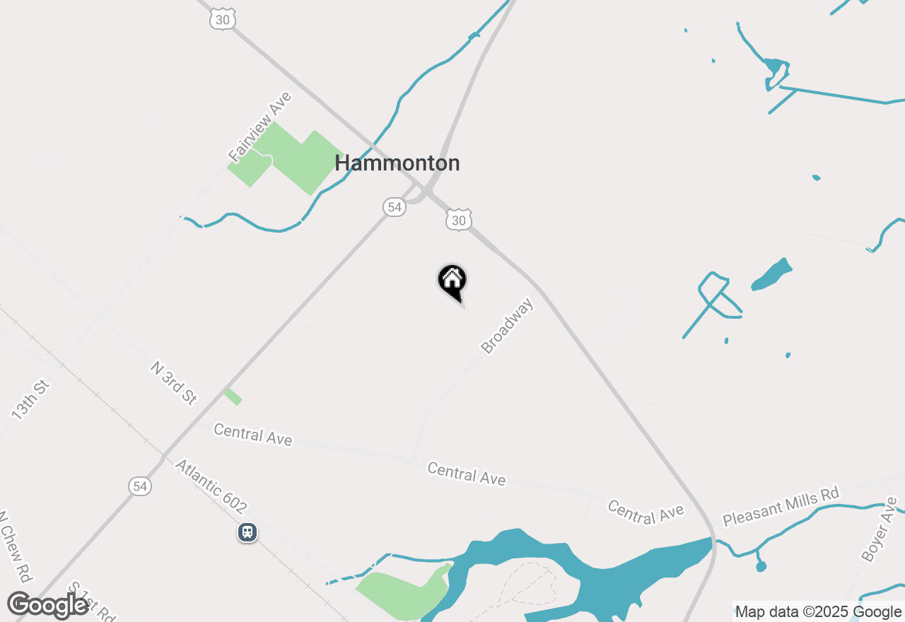 Map of 443 Marlyn Avenue, Hammonton, NJ 08037