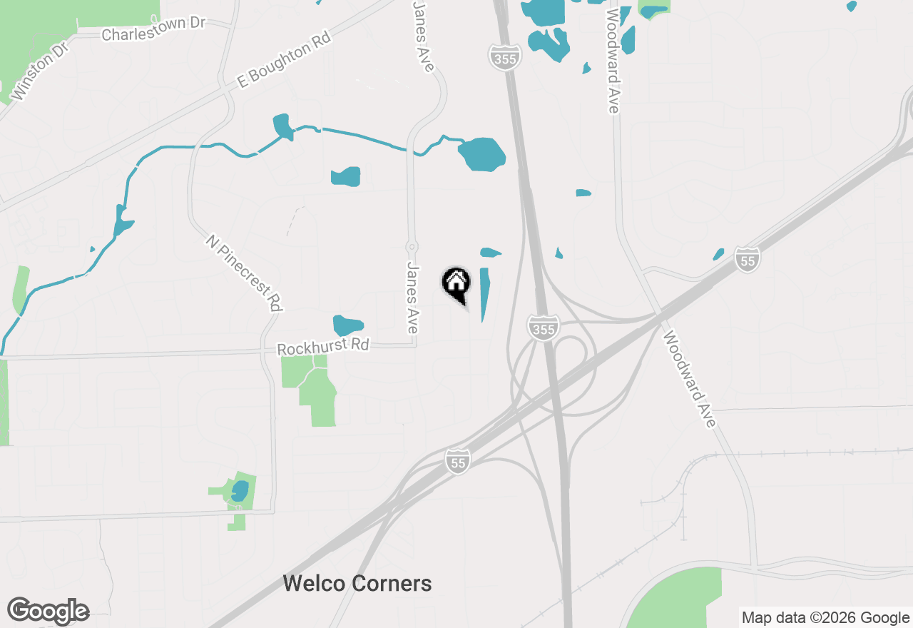 Map of 320 Homestead Drive, Bolingbrook, IL 60440