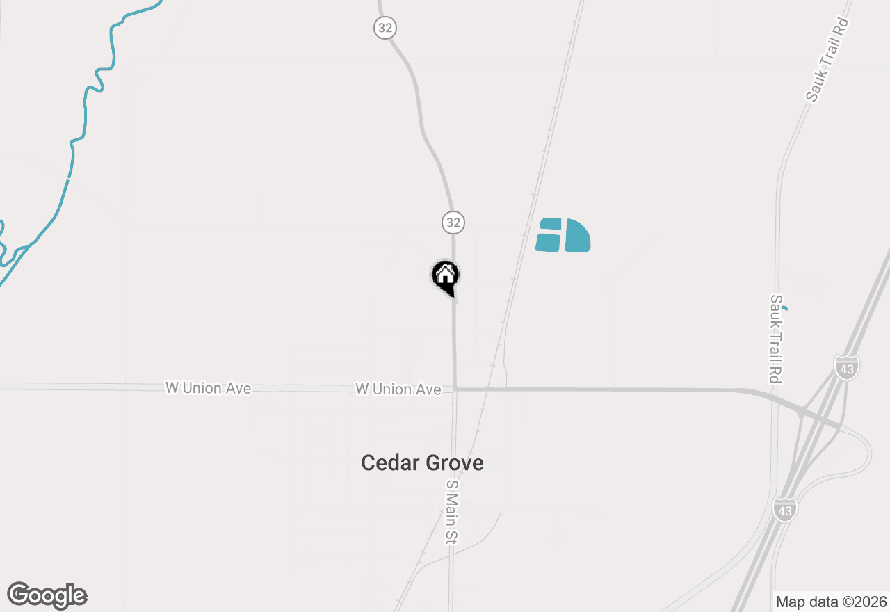 Map of 265 N Main St, Cedar Grove, WI 53013