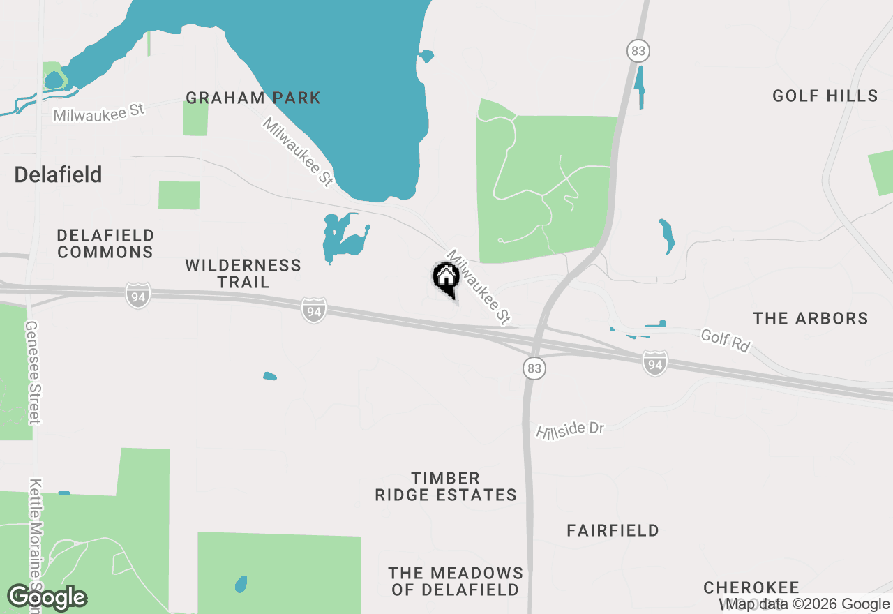 Map of 2293 A Circle Ridge, Delafield, WI 53018