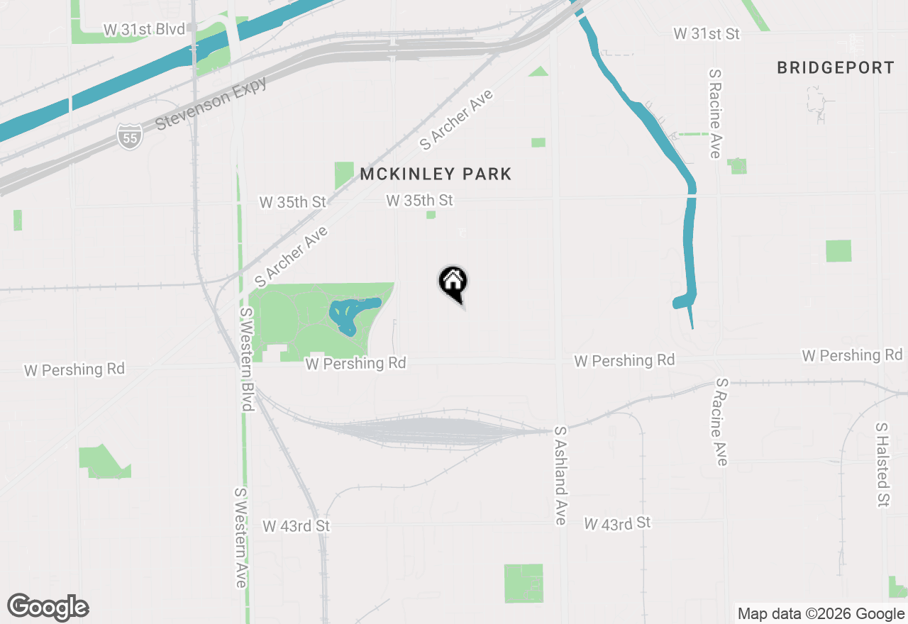 Map of 3748 S Honore Avenue, Chicago, IL 60609