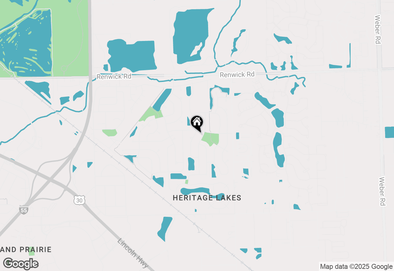Map of 3612 Thoroughbred Lane, Joliet, IL 60435