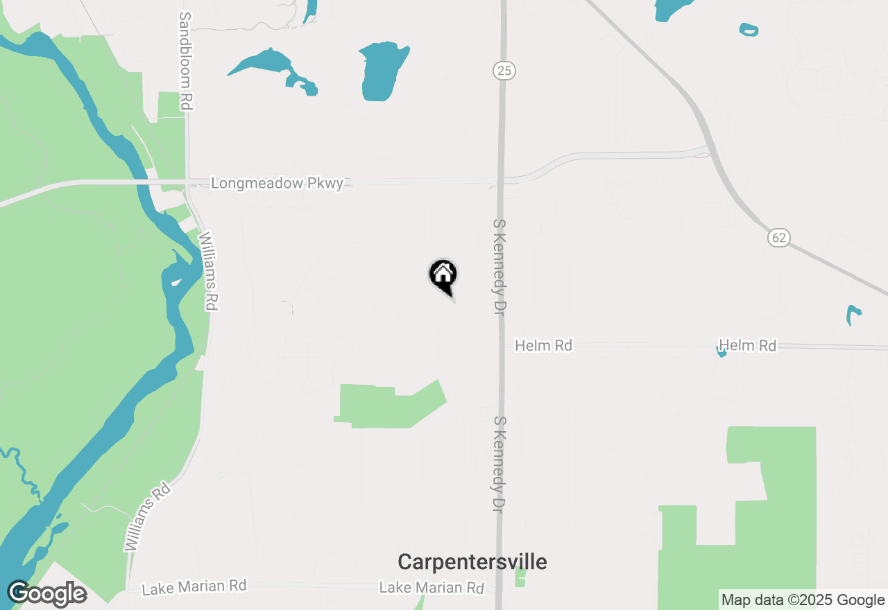 Map of 120 Madera Circle, Carpentersville, IL 60110