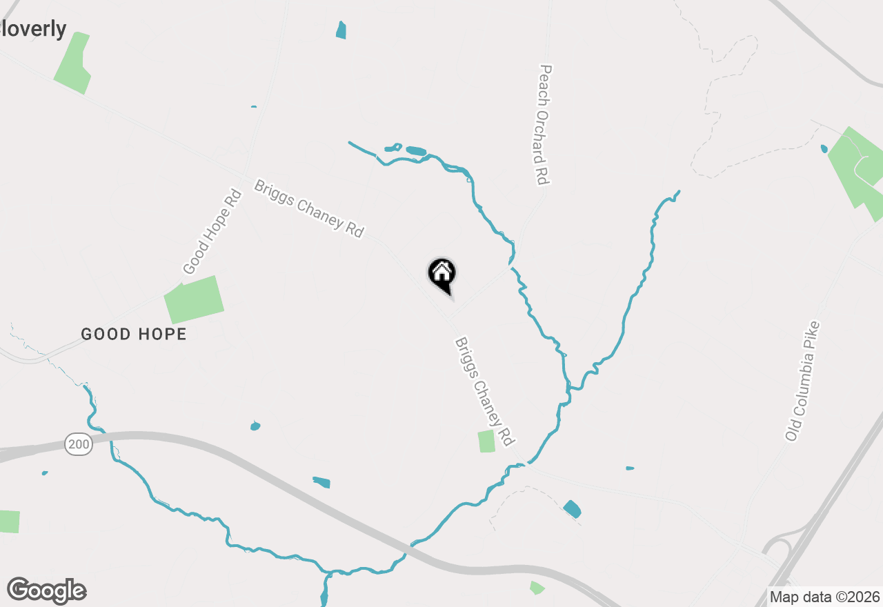 Map of 1946 Briggs Chaney Road, Silver Spring, MD 20905