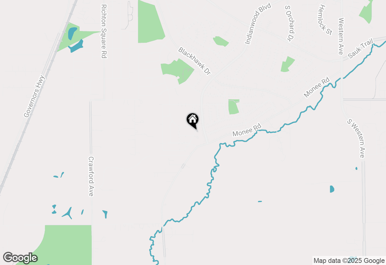 Map of 452 Talala Street, Park Forest, IL 60466