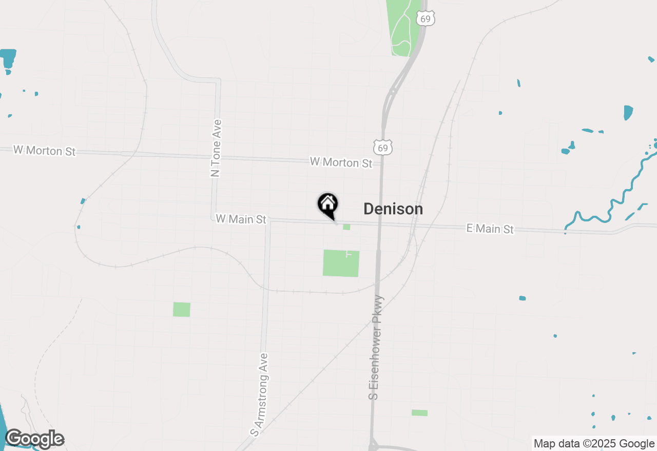 Map of 424 W Main Street, Denison, TX 75020