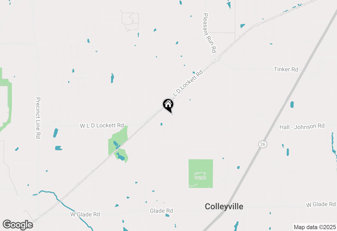 Map of 206 Laila Court, Colleyville, TX 76034