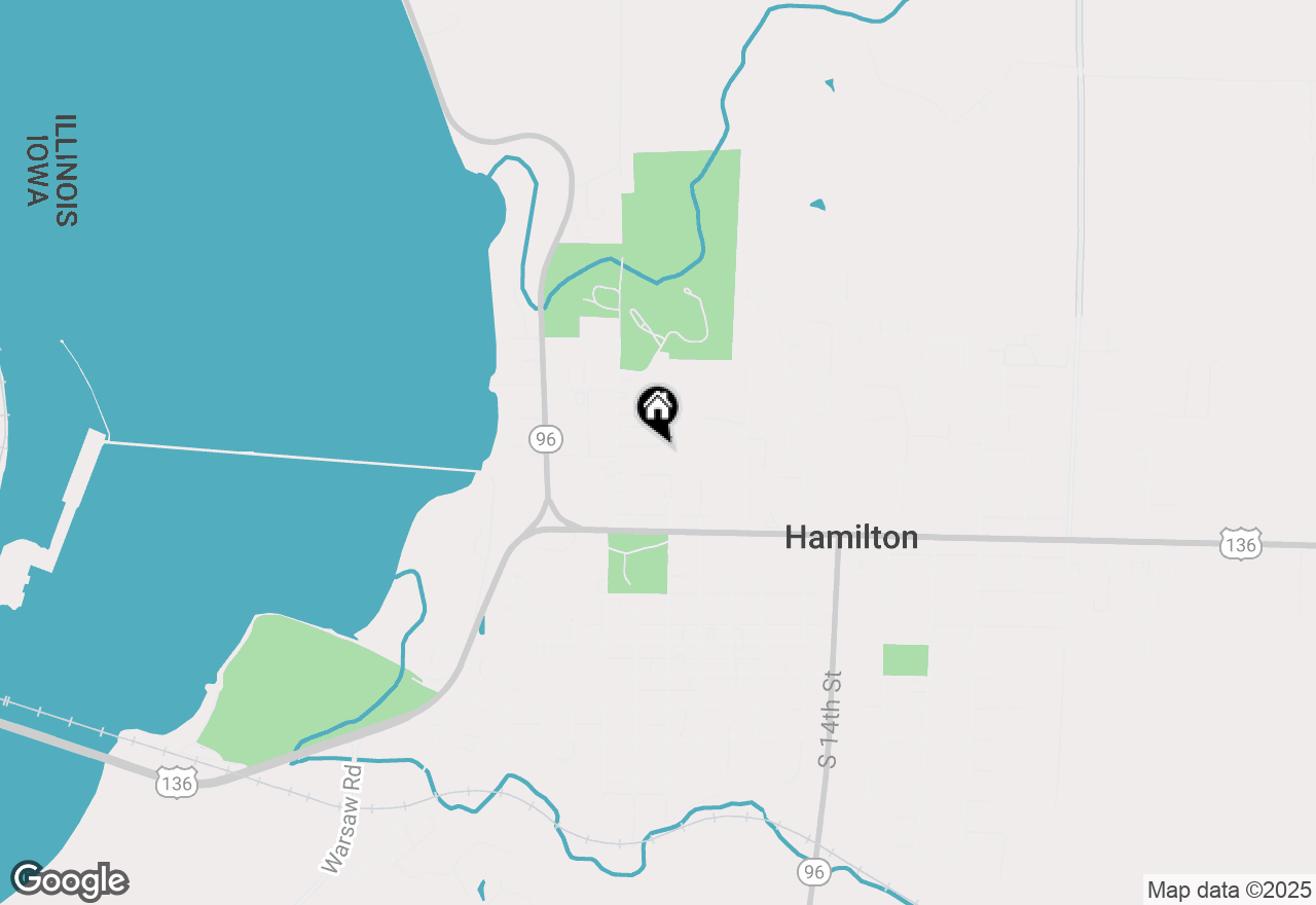 Map of 6 Westview Drive, Hamilton, IL 62341