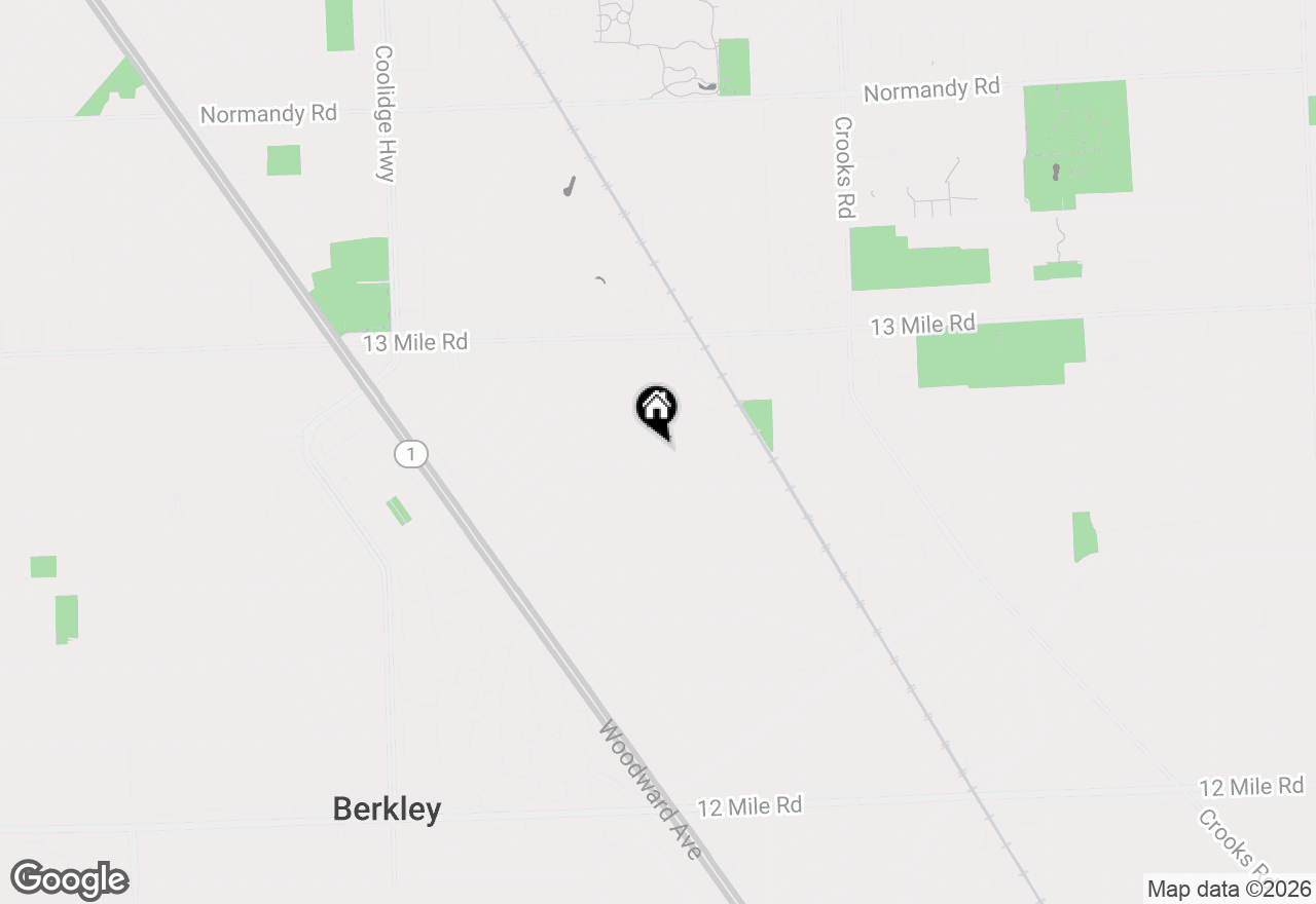 Map of 2916 Clawson Avenue, Royal Oak, MI 48073