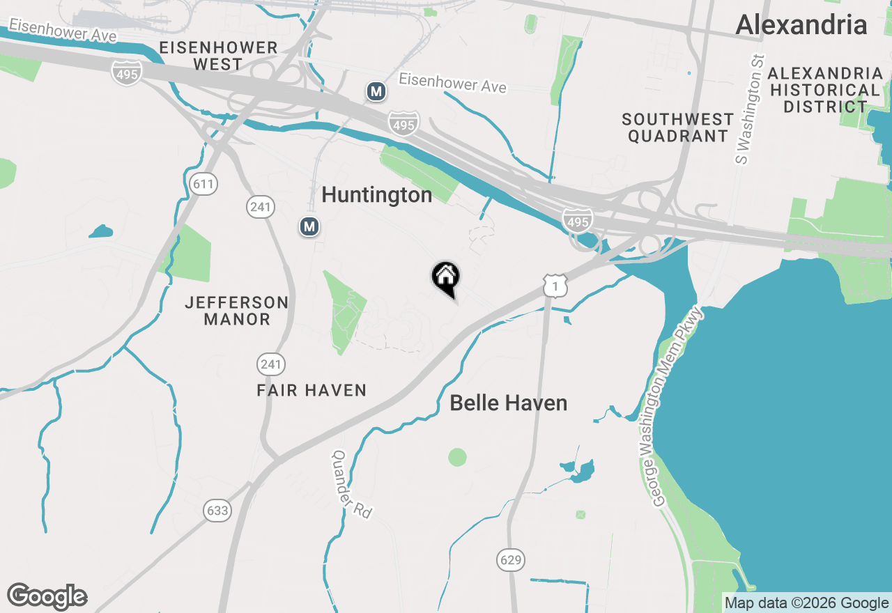 Map of 2059 Huntington Avenue #1100, Alexandria, VA 22303