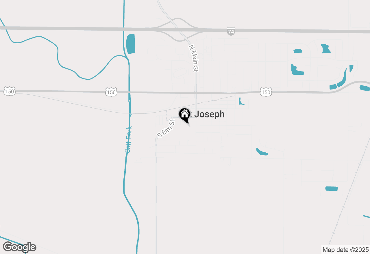 Map of 105 E Douglas Street, St. Joseph, IL 61873